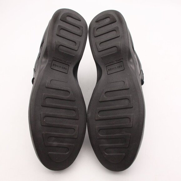 Red Wings Women's Size 8.5 D Black Leather Steel Toe Oil Resistant Ankle Boots - Picture 7 of 10